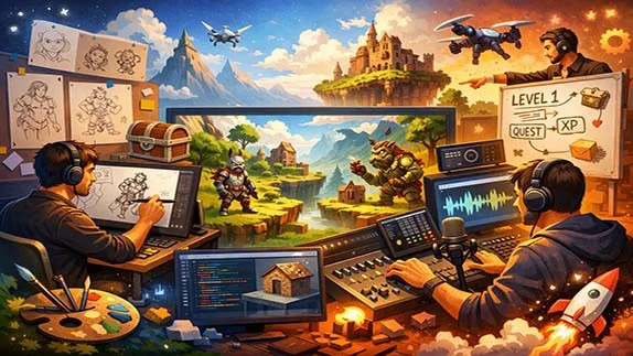 تولید محتوای بازی (Game Content Creation): راهنمای جامع برای مبتدیان